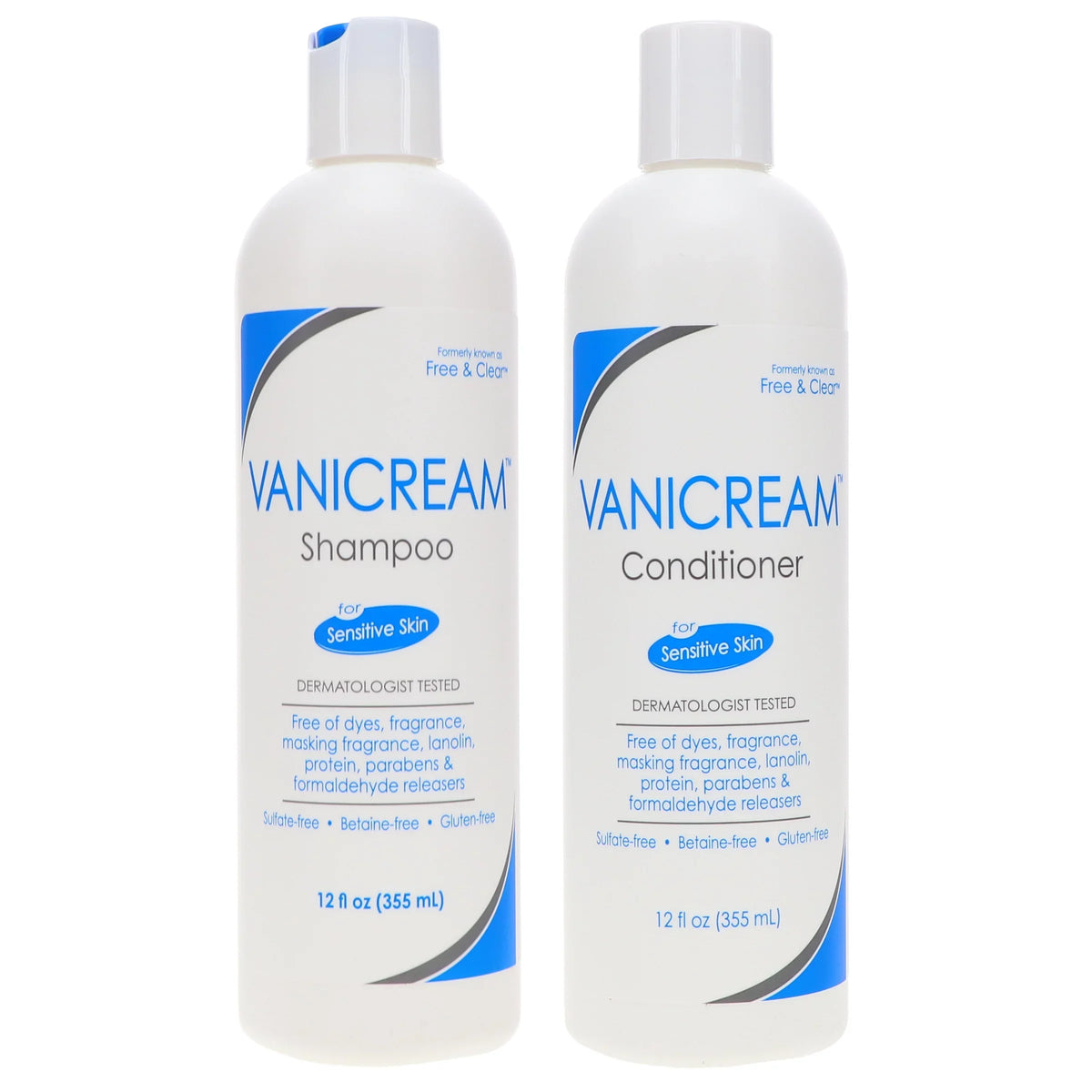 & Combo Conditioner Vanicream 12 Shampoo oz 12 Pack oz