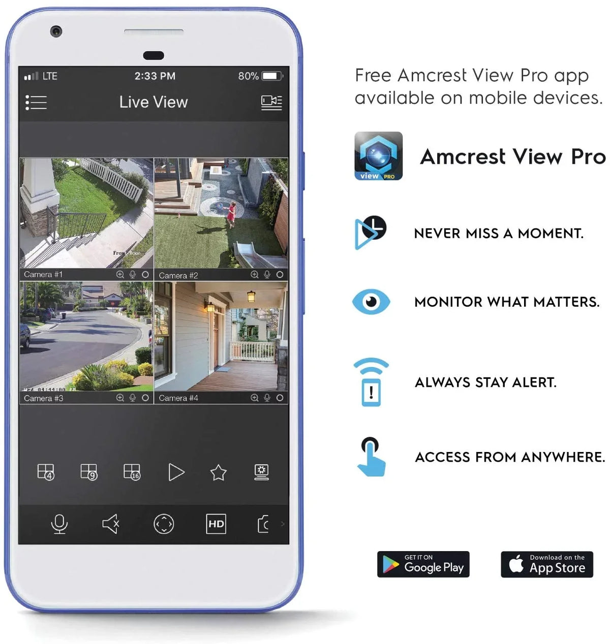 AI, Security Camera Tilt 492ft Dome, and People Detection (Optical Amcrest 4MP exterior POE IP Zoom POE+ PTZ Vehicle IP4M-1083EW-AI 32x (802.3at) + Night Camera UltraHD Motorized) Speed Vision POE+ Pan