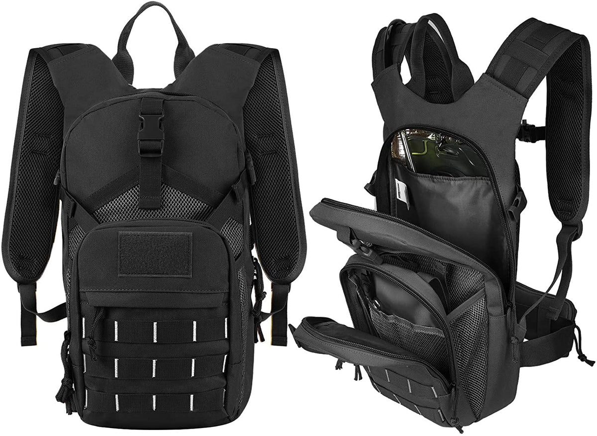 Cycling Backpack Hiking with Pack liquid Hydration Running Pocket Fits for Bag liquid liquid Thermal SKL Adjustable BPA Insulation, Women Biking 2L Men Bladder, Daypack Free Waist Military Tactical