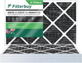 Odor HVAC 8 Filters MERV Eliminator with 12x20x1 Furnace (5-Pack) Pleated Carbon Activated Filterbuy AC Air