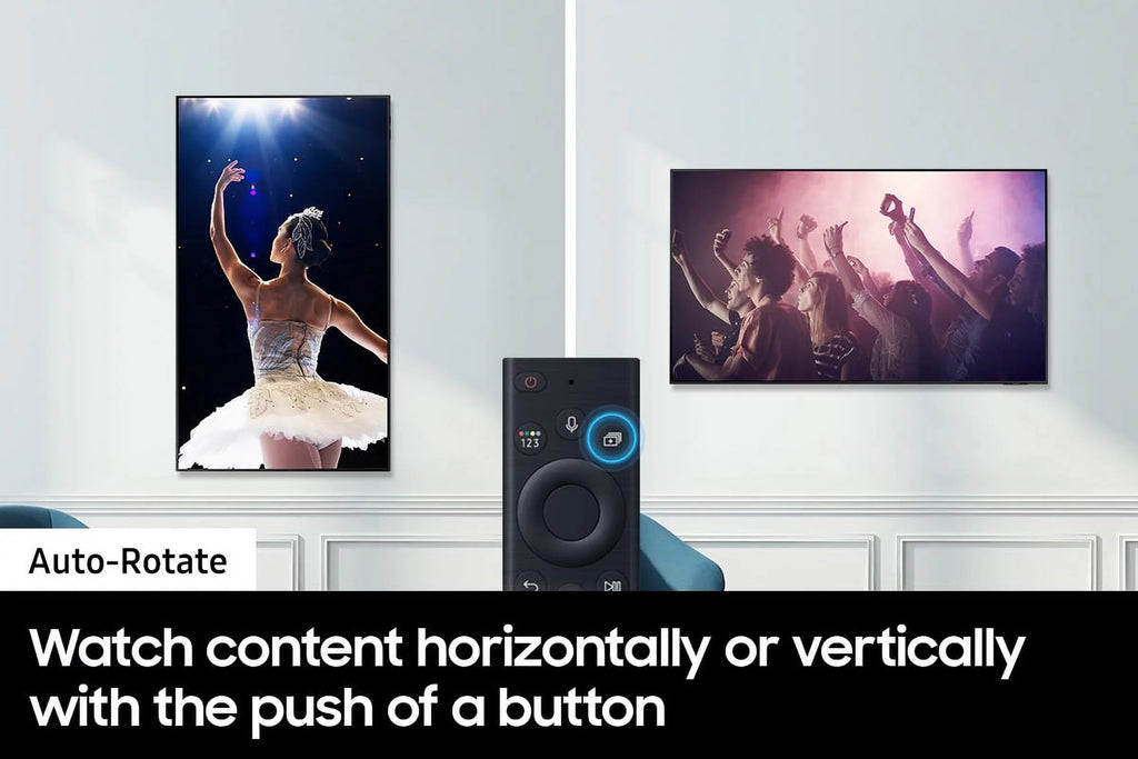 a Auto-Rotating with Smart Neo 50" Wall 4K 43"-55" Quantum for TV TVs QLED Mount (2022) QN50QN90BAFXZA VG-ARAB22WMT Matrix