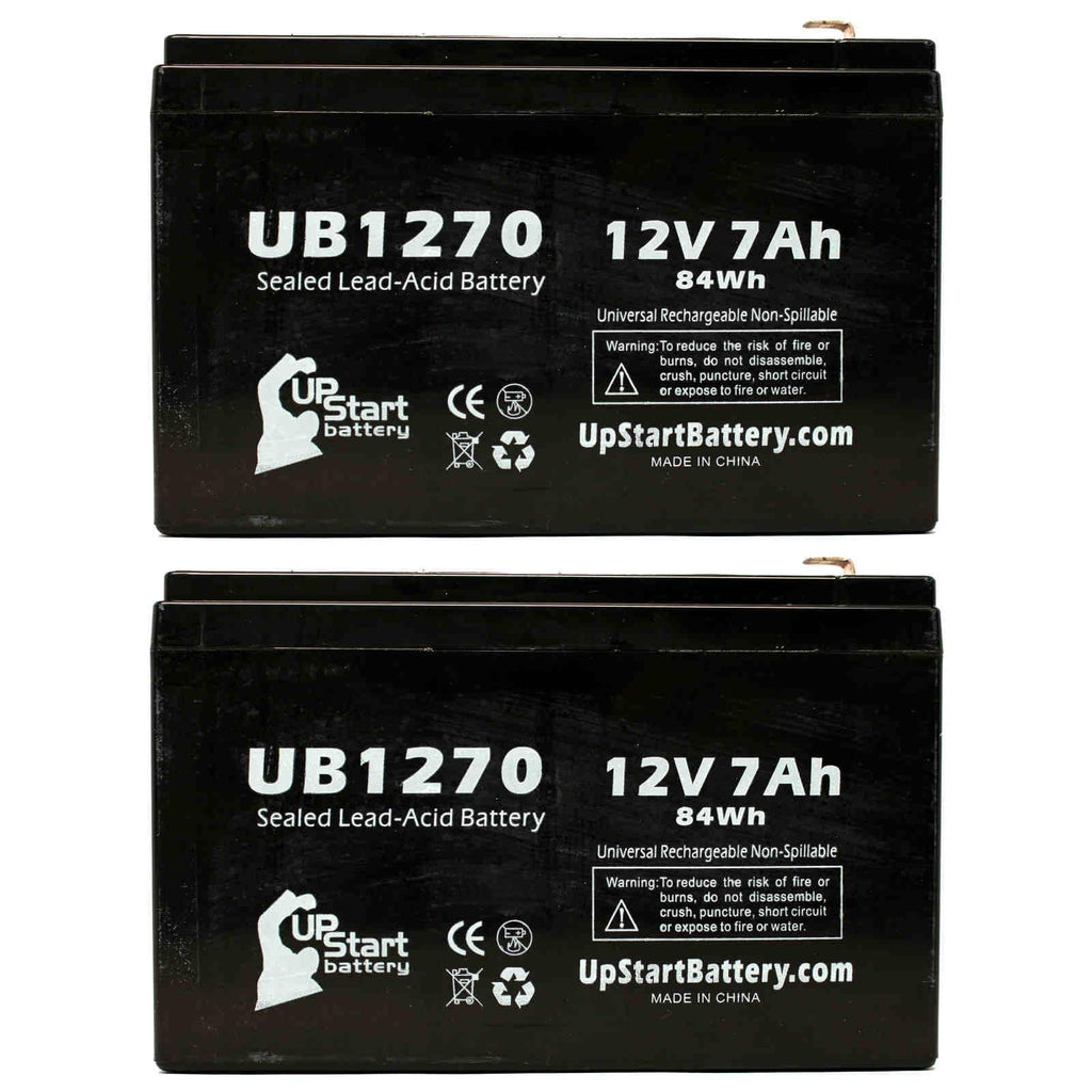 '- Acid Lead Terminal, Adapters Compatible (12V, 4 AGM, UB1270 SMART-UPS 2x Battery 7000mAh, F1 SUM1500RMXL2U Universal APC - 7Ah, Terminal Sealed - Includes 1500 Pack F1 Replacement Battery to SLA) F2