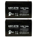'- Acid Lead Terminal, Adapters Compatible (12V, 4 AGM, UB1270 SMART-UPS 2x Battery 7000mAh, F1 SUM1500RMXL2U Universal APC - 7Ah, Terminal Sealed - Includes 1500 Pack F1 Replacement Battery to SLA) F2