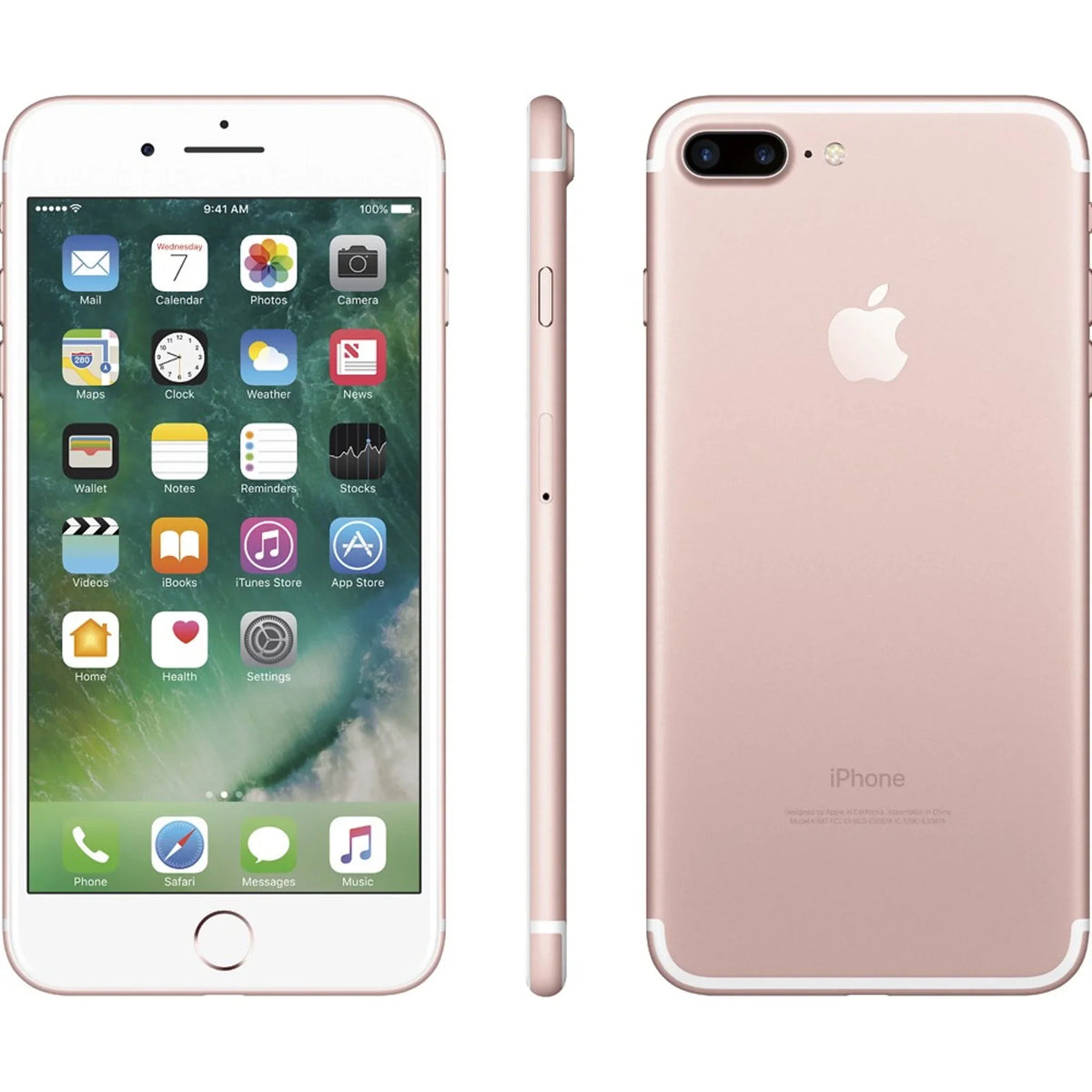 Plus Gold iPhone + Smartphone 7 Rose GSM (Refurbished) Restored Unlocked 256GB (AT&T T-Mobile)