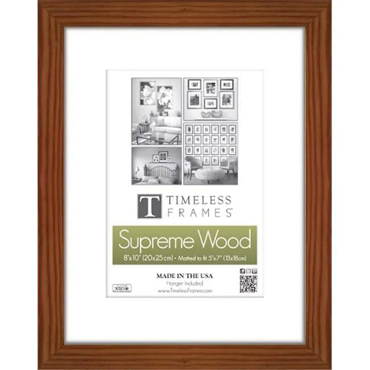 in. x Frame, Wall 12 18 Regal Walnut