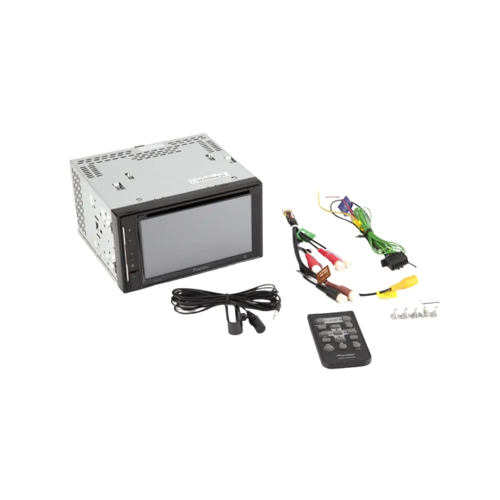 2002-2005 Double Bluetooth/Backup DIN for 2 Kit/in-Dash W/ Camera/Installation Pioneer Explorer KIT4747 Car Receiver 6.2" AM/FM Bundle Media AVH-241EX DVD/CD Touchscreen Digital Door Stereo with
