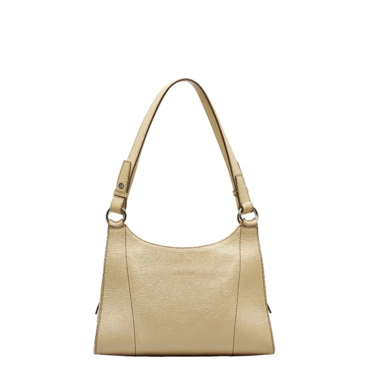 Ladies (Fair) Cream LOEWE White Yellow Leather Handbag Pre-Owned