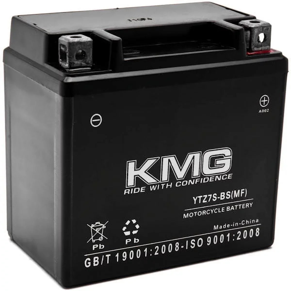 YTZ7S Powersport Watercraft Motorcycle Battery Sealed 12V with SP 50 Scooter Compatible 2002-2012 CHF50 Battery Replacement Maintenance Free Metropolitan, II, KMG Performance Honda High SMF