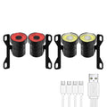 Front USB Skateboard Rear Rechargeable and 4-in-1 Cable Set Andoer Skateboard Longboard Charging with