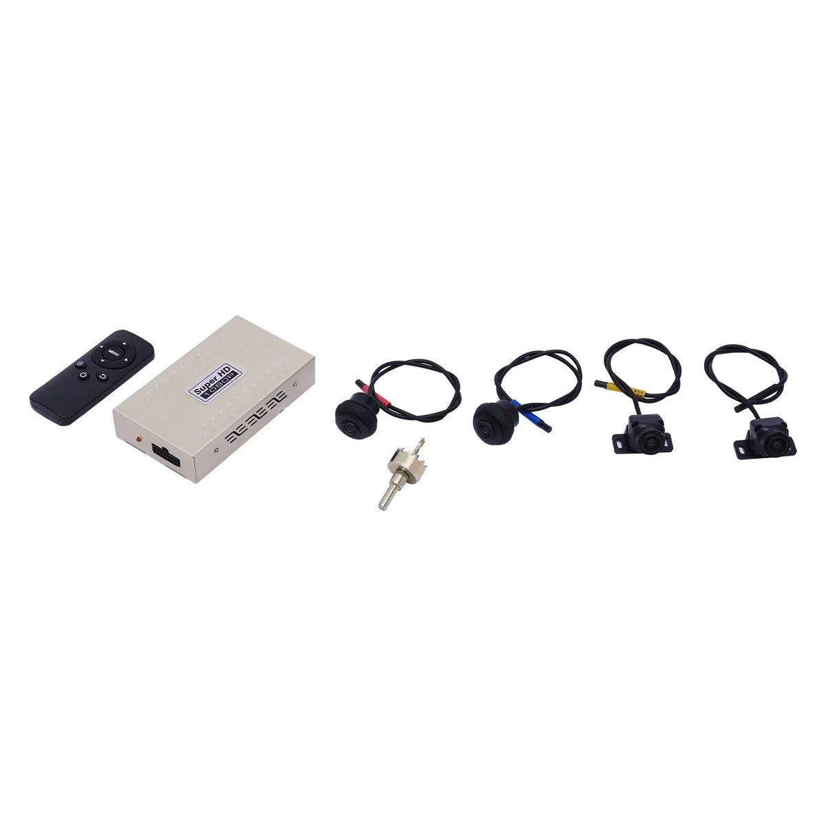 Miumaeov Panoramic 360° DVR Kits System View 1080P Seamless Recording Bird 4-camera Car