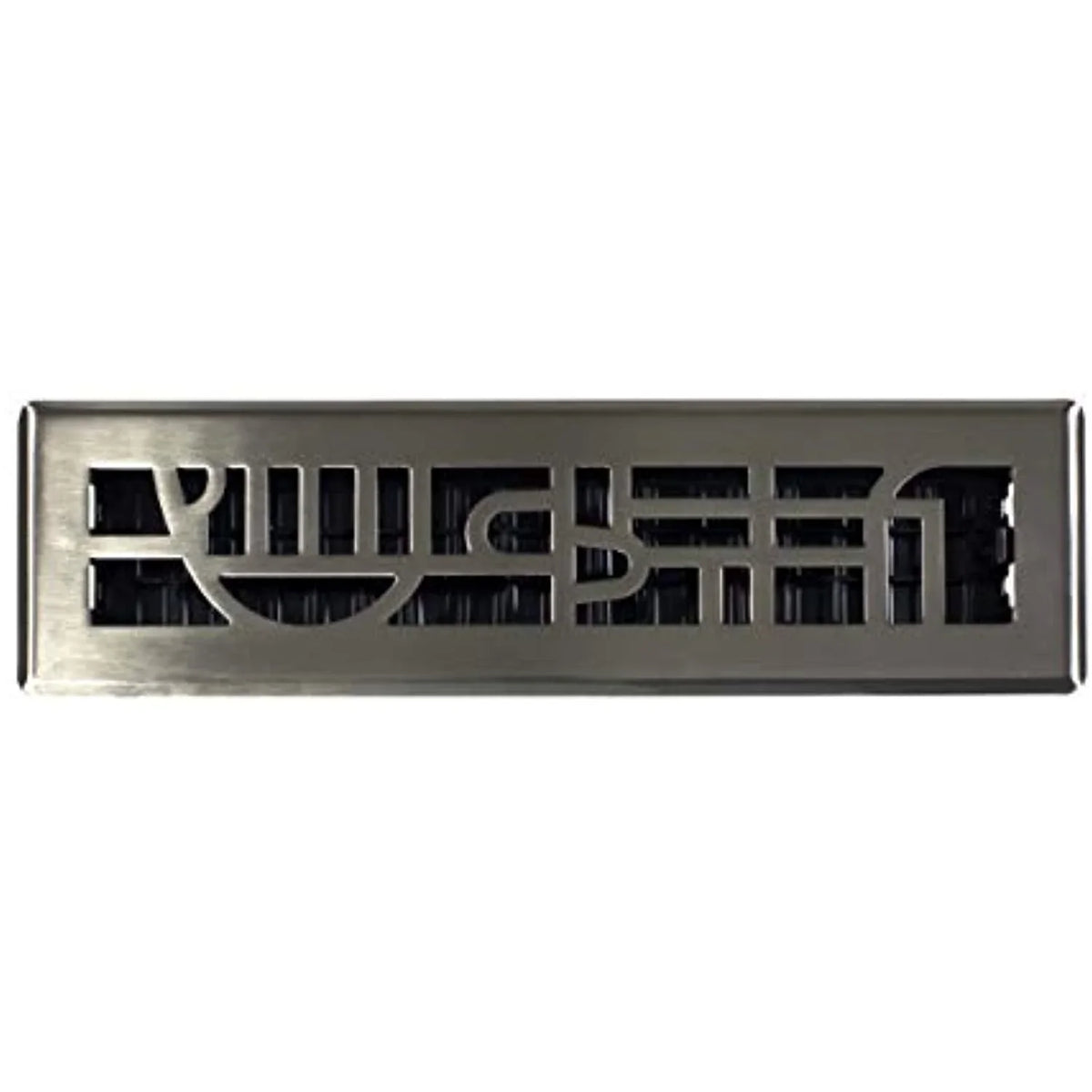 Brushed Nickel Decor 2x12, Grates Register, Floor ADH212-NKL