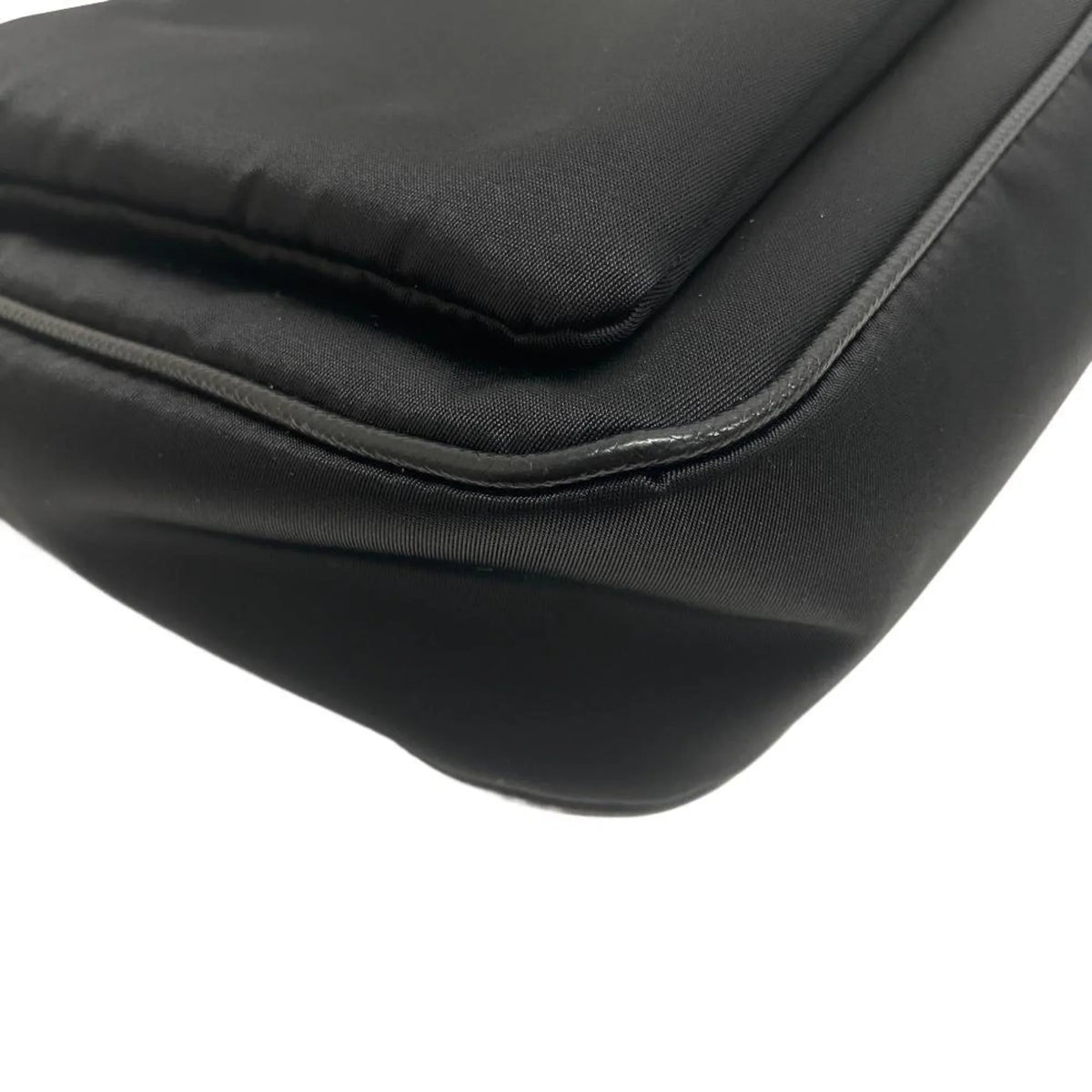 Shoulder (Good) Bag Tessuto Plate Black 1BH168 Women's PRADA Triangle Z0006302 Pre-Owned