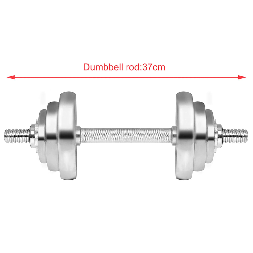 Dumbbells Adjustable Fitness 66LB Detachable Weight Gym SAYFUT Household for Silver Dumbbell Barbells Set Exercise,