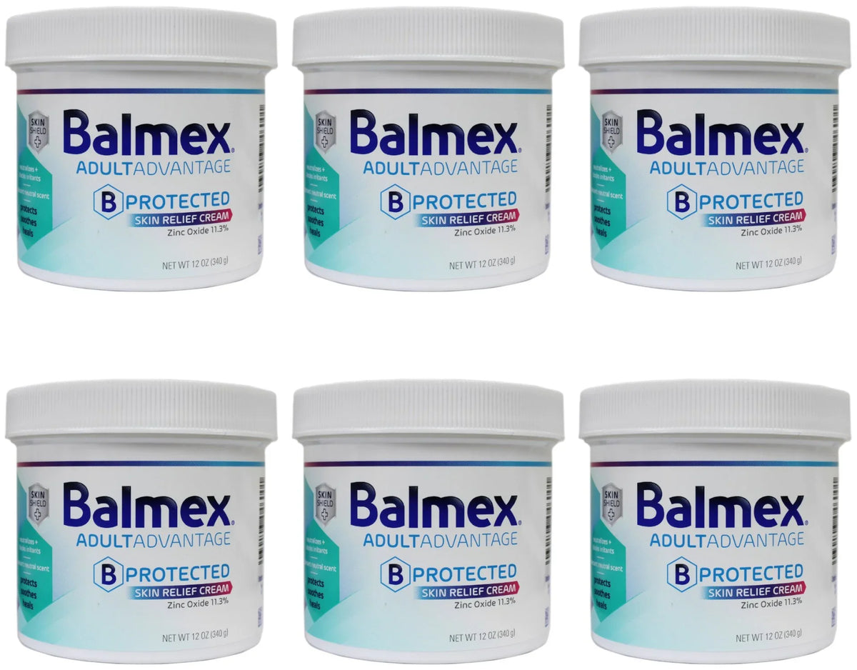 Cream, 12oz and Skin Sensitive Protect Shield Adult Balmex to Heal Relief - Technology Skin Skin, with Advantage Soothe B-Protected