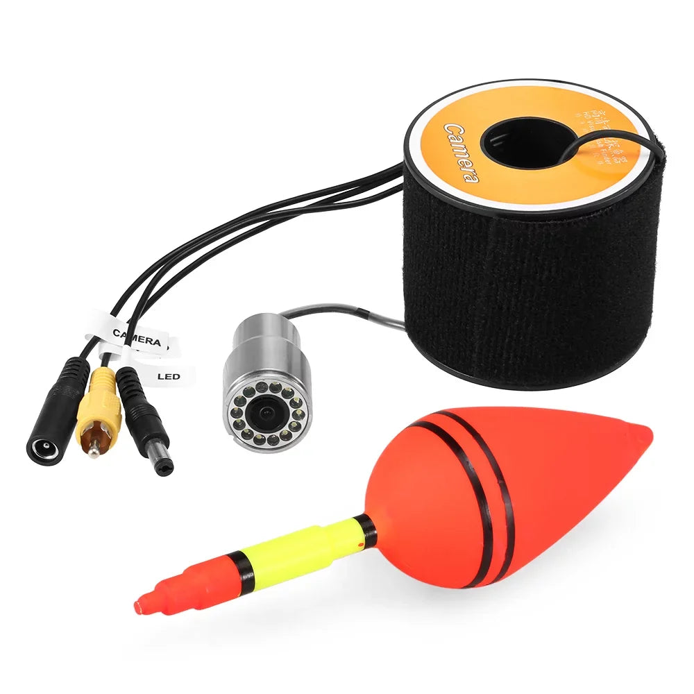 with Fishing Tomshoo Cable Shape Waterproof 12 1200TVL Accessories Boat 15m30m50m Night Underwater Vision LEDs Fish Ice Fishing
