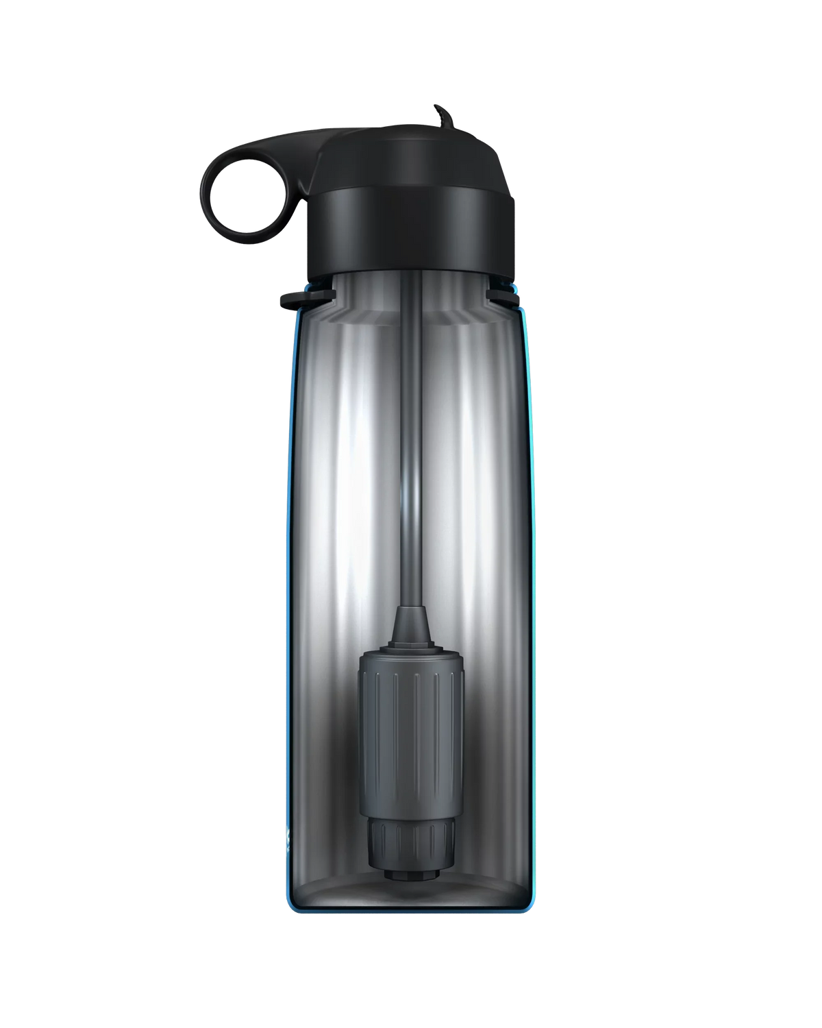 '- Blue) Filter Sealed (Metallic liquid Insulated liquid - 26oz Vacuum Filter liquid Stainless Double Bottle Seychelle - Bottle Alkaline - Steel Walled