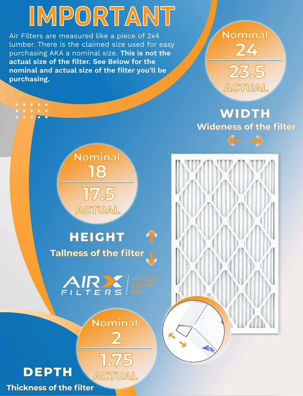 MPR Air 18x24x2 13 - of 9 - Filters FILTERS USA Made 2200 Furnace Pack CLEAN Comparable Rating, FPR 1500 Filter by WICKED MERV to AIRX & in 12 AIR.