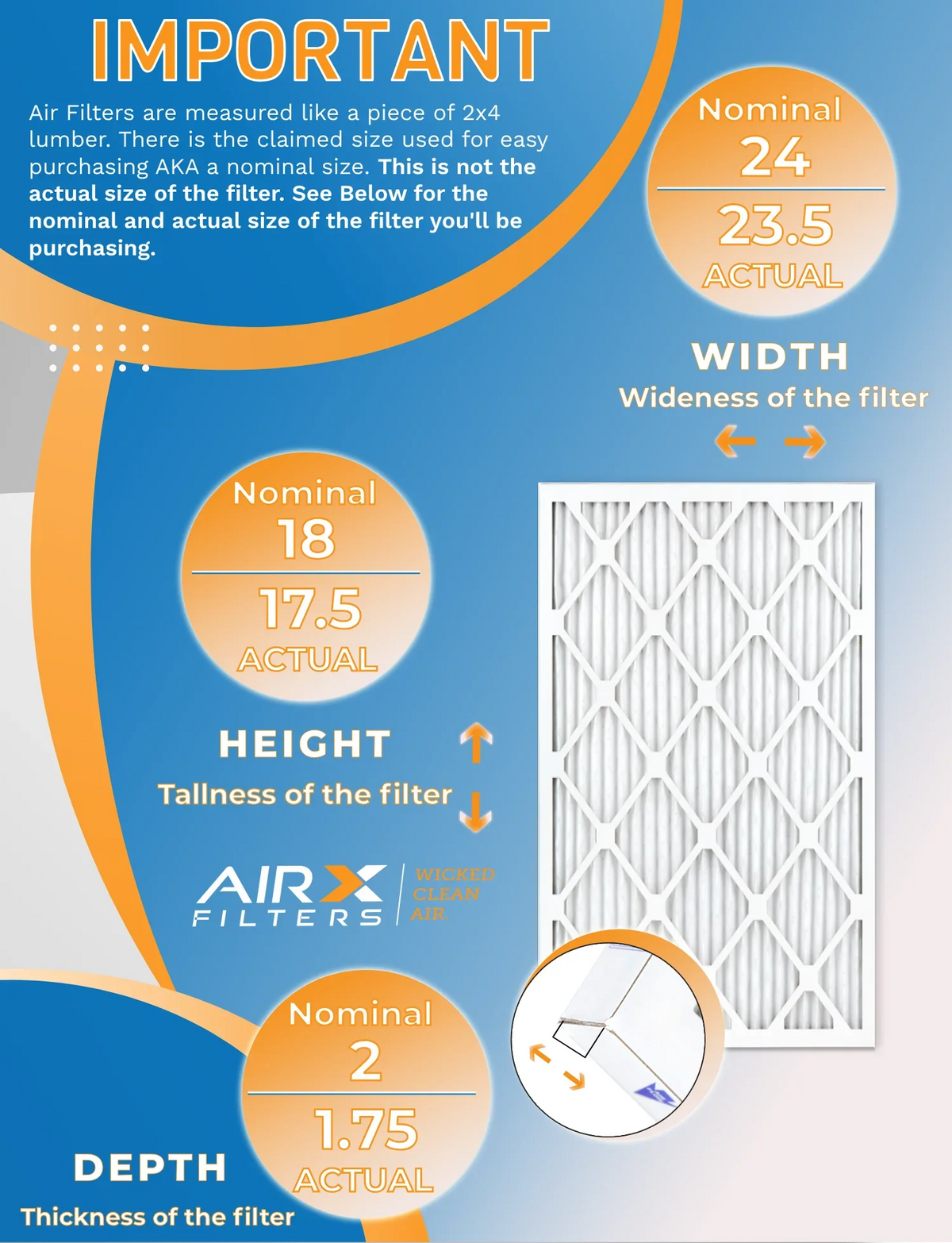 MPR Air 18x24x2 13 - of 9 - Filters FILTERS USA Made 2200 Furnace Pack CLEAN Comparable Rating, FPR 1500 Filter by WICKED MERV to AIRX & in 12 AIR.