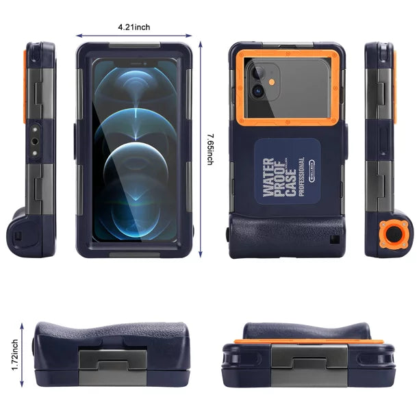 Phones Up Housing Smart+ Photo Protective P Case Video Lanyard 6.9 to Swimming all UrbanX 2019 Snorkeling And Professional Surfing [15m/50ft] Underwater Waterproof for Inch with Diving LCD