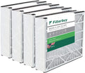 8 255649-105 MERV HVAC Air (4-Pack) Filterbuy for Furnace Pleated Filters Trion AC 16x25x5 Air Bear