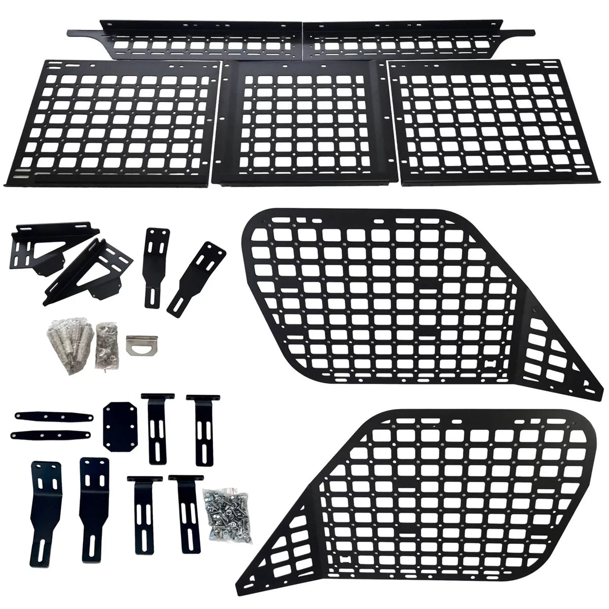 Storage Shelf BAKOD MSW100 Toyota Window 4Runner Molle Panel for Set MSPS100 Black 2010-2023