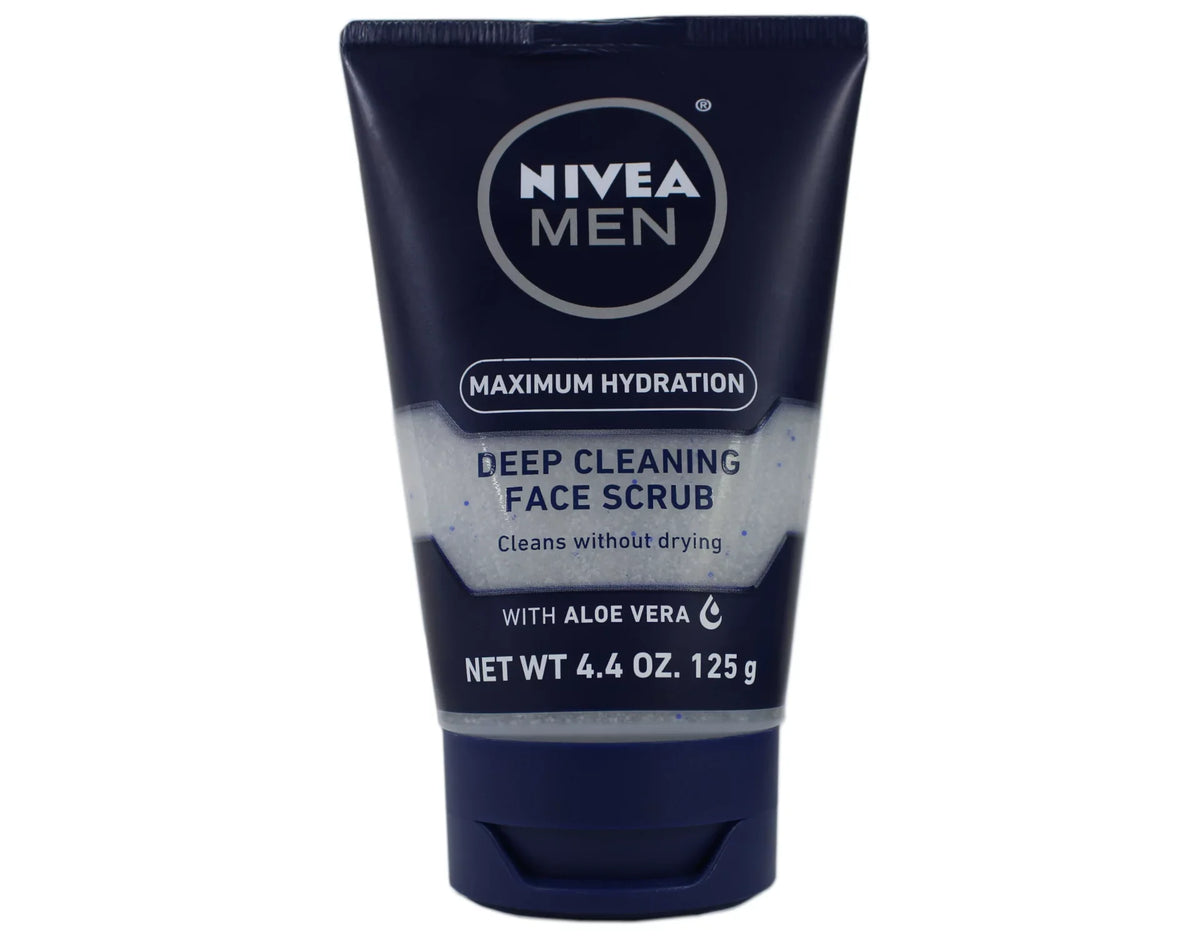 3 oz Face - Scrub Each for (125 Men Pack Nivea Energizing G) 4.4