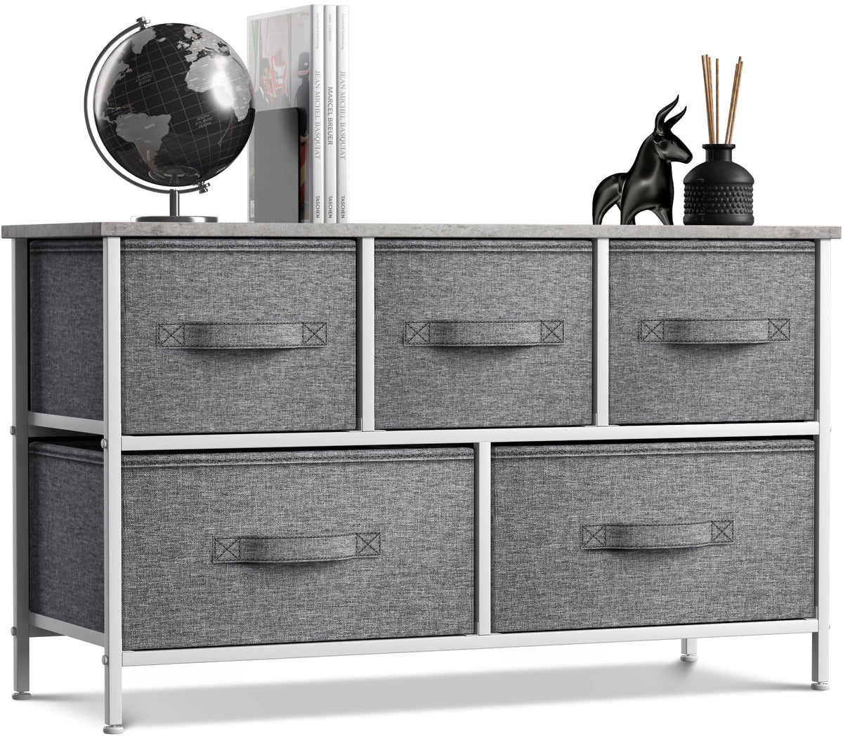 Storage Cube Grey Dresser -
