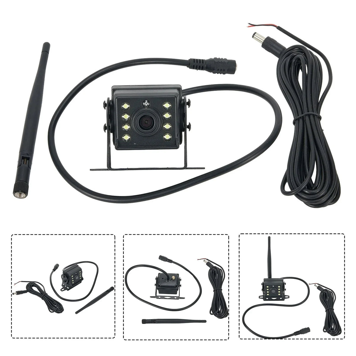 WIFI Camper shockproof Bus Trailer RV Reversing Camera View Rear Wireless Truck