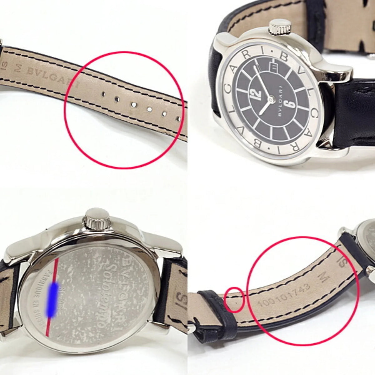 Solotempo Women's Watch Quartz Steel ST29S Stainless Pre-Owned (Good) Bvlgari