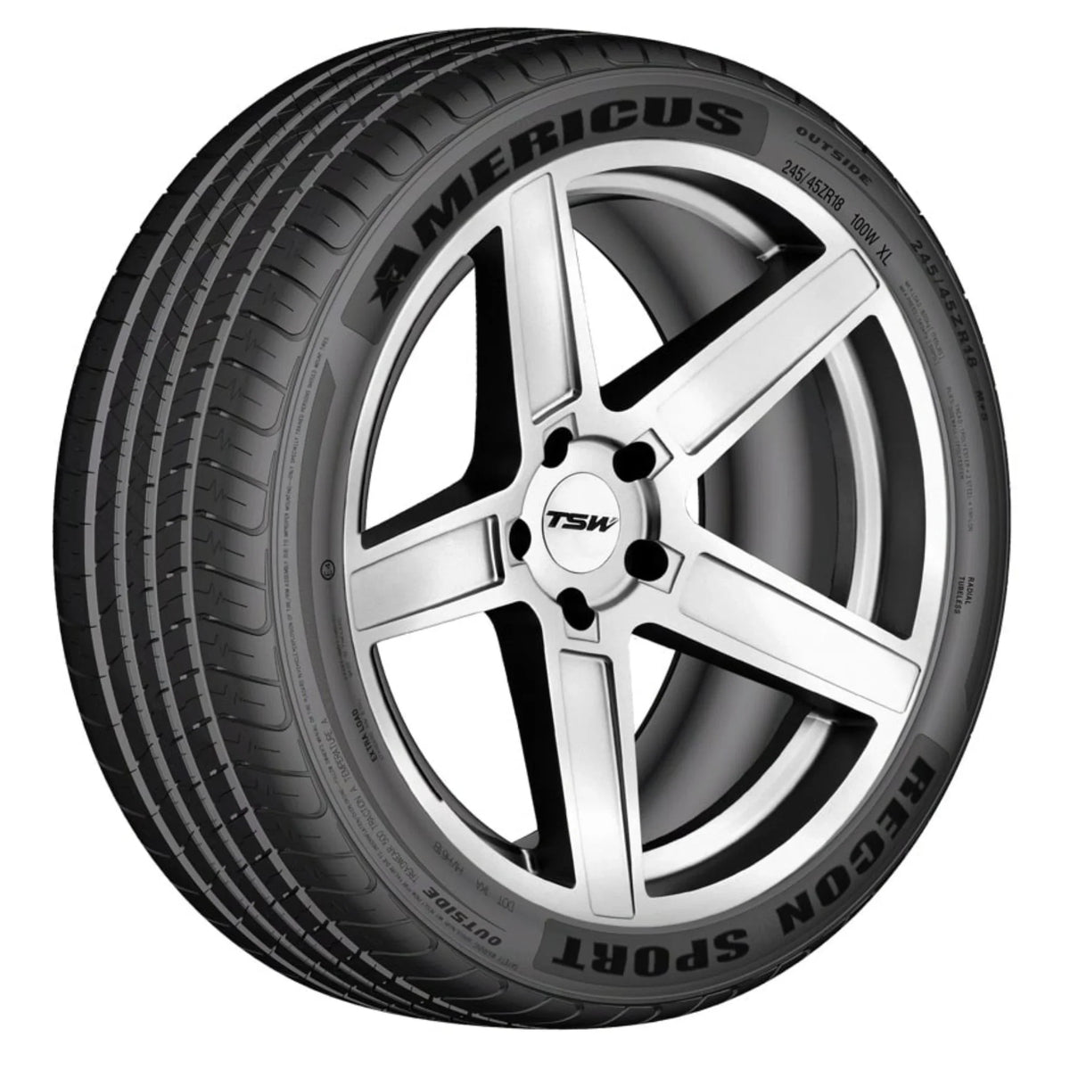 Passenger XL Tire climate Americus 245/45ZR20 103W Recon All Sport