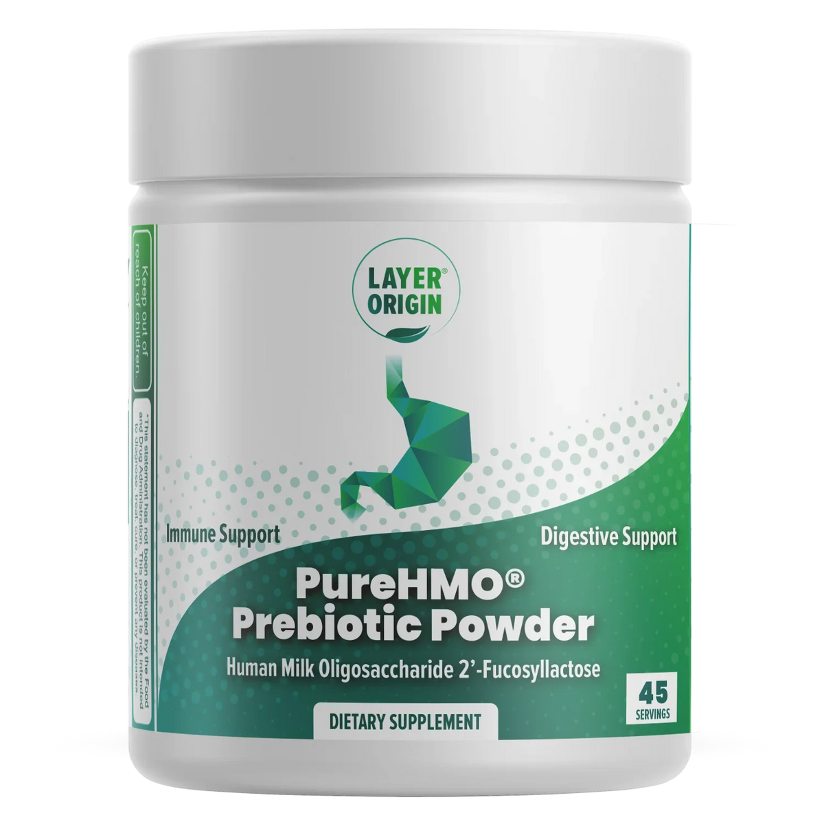 Bioidentical 45 - Human 1950 - Servings Oligosaccharide Powder 2'-Fucosyllactose mg Milk - PureHMO