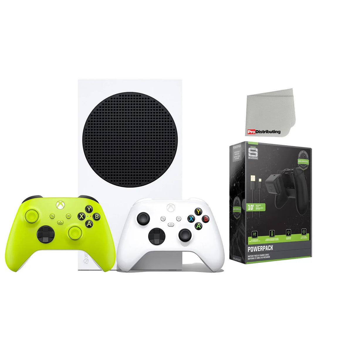 Microfiber Powerpack Controller Cable - Series with with Electric Xbox - Extra Cleaning Bundle Wireless Cloth S Console Digital Volt 512GB Battery/Charge