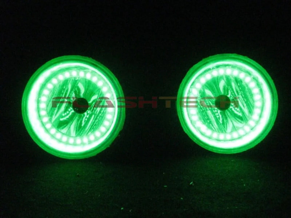 Kit V.3 with Halo for Change Multi Color Fusion RGB Remote Flashtech Wifi Caliber Fog Dodge Light Ring 07-12 Color LED