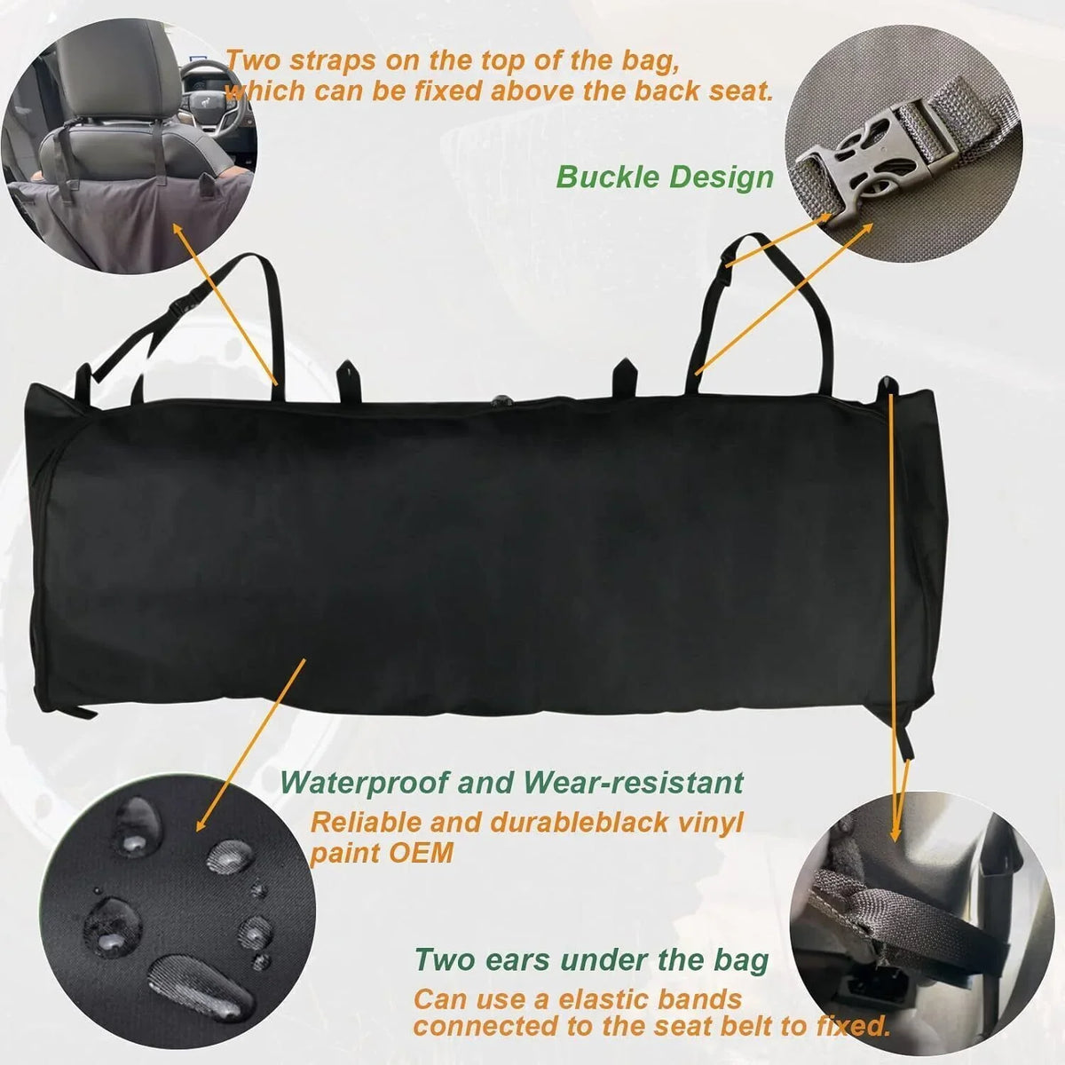 4-Door Soft Bag 2021-2023 Accessories Top Window 600D Storage Bronco For