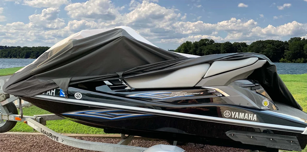 600D HEAVY-DUTY JET Deluxe SKI VX SUPER 2007-2014 Compatible Cover for PWC Yamaha