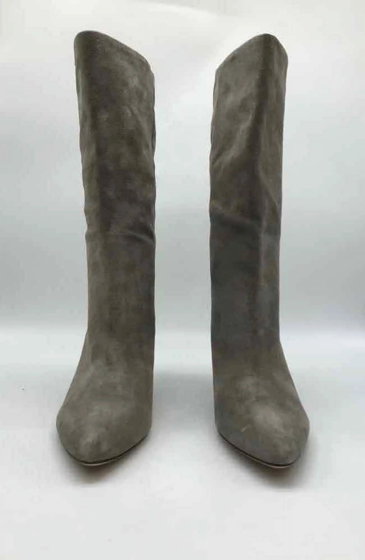 dimension Beard 6 Tall Boots Grey Veronica Pre-Owned
