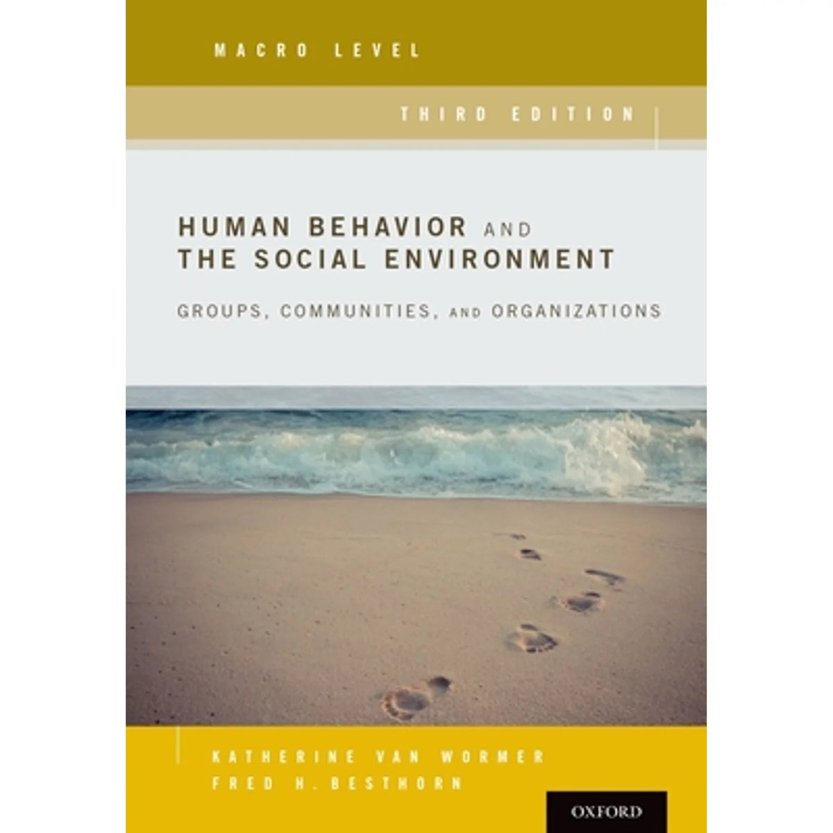 the Groups, Environment, Macro Level: Fred by Behavior 9780190211066) and Social Communities, Professor Van Human (Paperback Wormer, Katherine Pre-Owned Besthorn