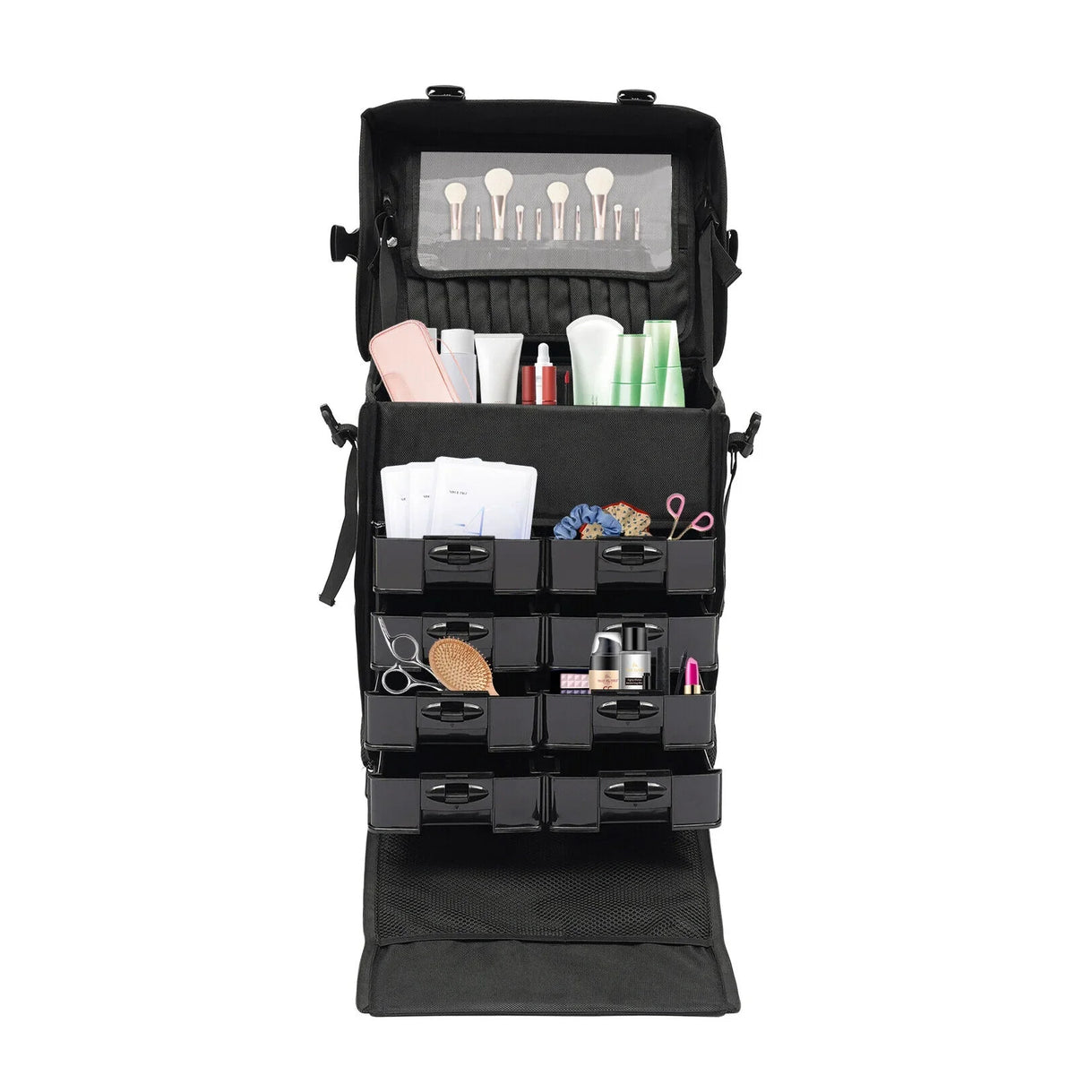 Cosmetic Storage Rolling PRO Train Trolley Case Modern Makeup Makeup