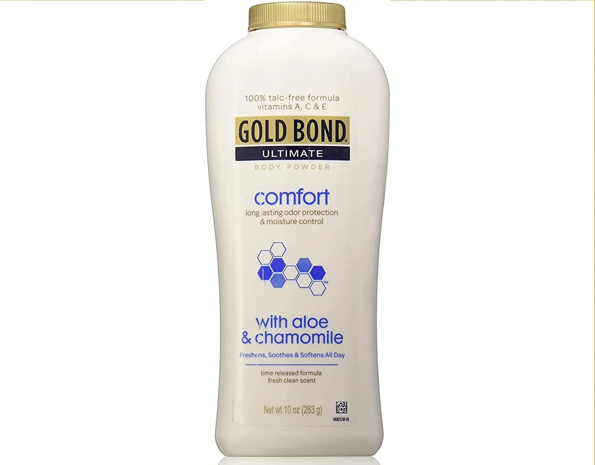 6) oz. Body Comfort of Powder Ultimate Bond 10.0 Talc-Free Aloe (Quantity Gold