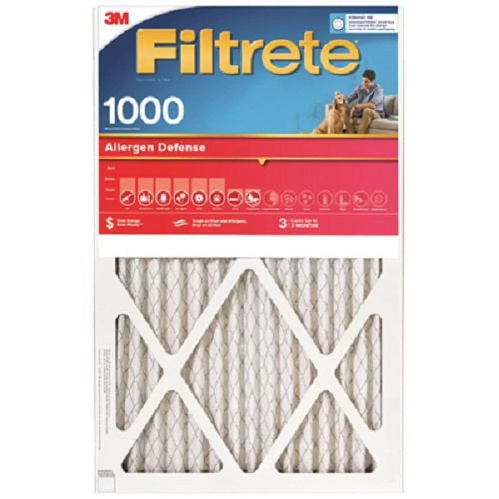 '- Filter 12" Pleated Month 9819-4 1" Red 1000 x x Quantity MPR 3M Filtrete 4 of 20" Disposable 3 Air