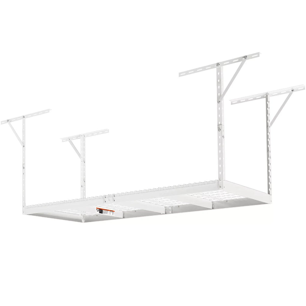 600lbs 36x96in Rack Ceiling Storage Garage Adjustable VEVOR Rack White Overhead