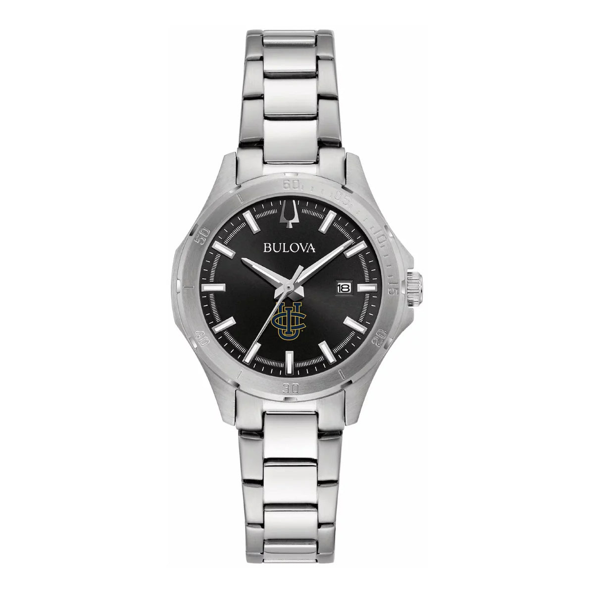 Bulova Black Women's Steel Sport UC Irvine Anteaters Stainless Watch Classic
