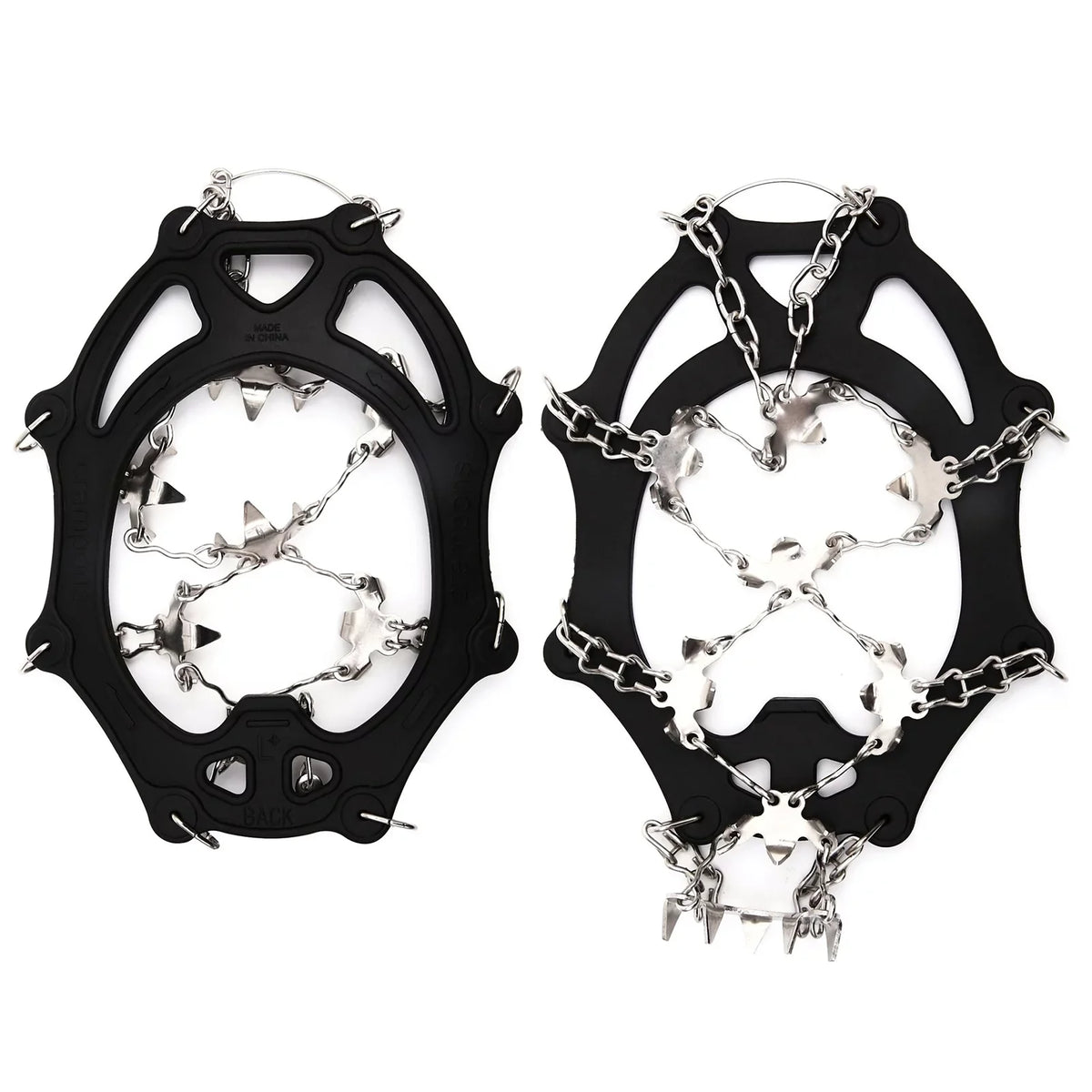 Claw Ideal Steel and Slip - Grips - 201 Traction Shoe Stainless Winter Ice Claws walmeck Ice for for 26-Tooth Superior Ice Fishing