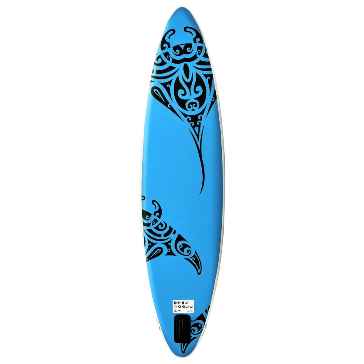 Set 120.1"x29.9"x5.9" Carevas Paddleboard Inflatable Blue