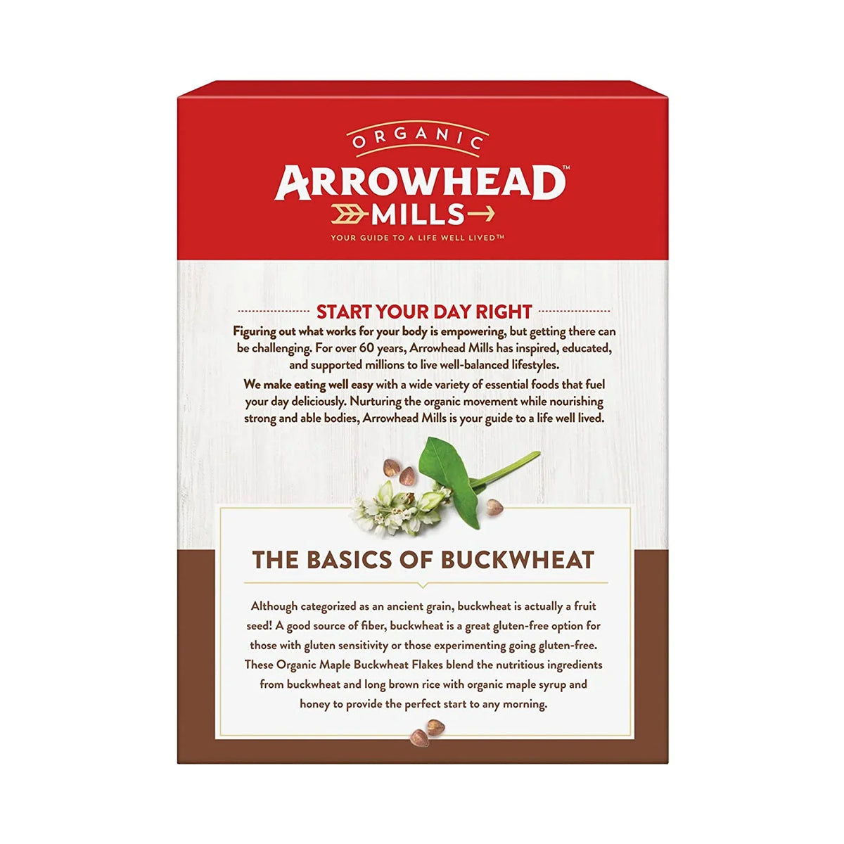 of Free Maple Mills 2 Gluten Organic Pack Arrowhead 10 Flakes Buckwheat oz