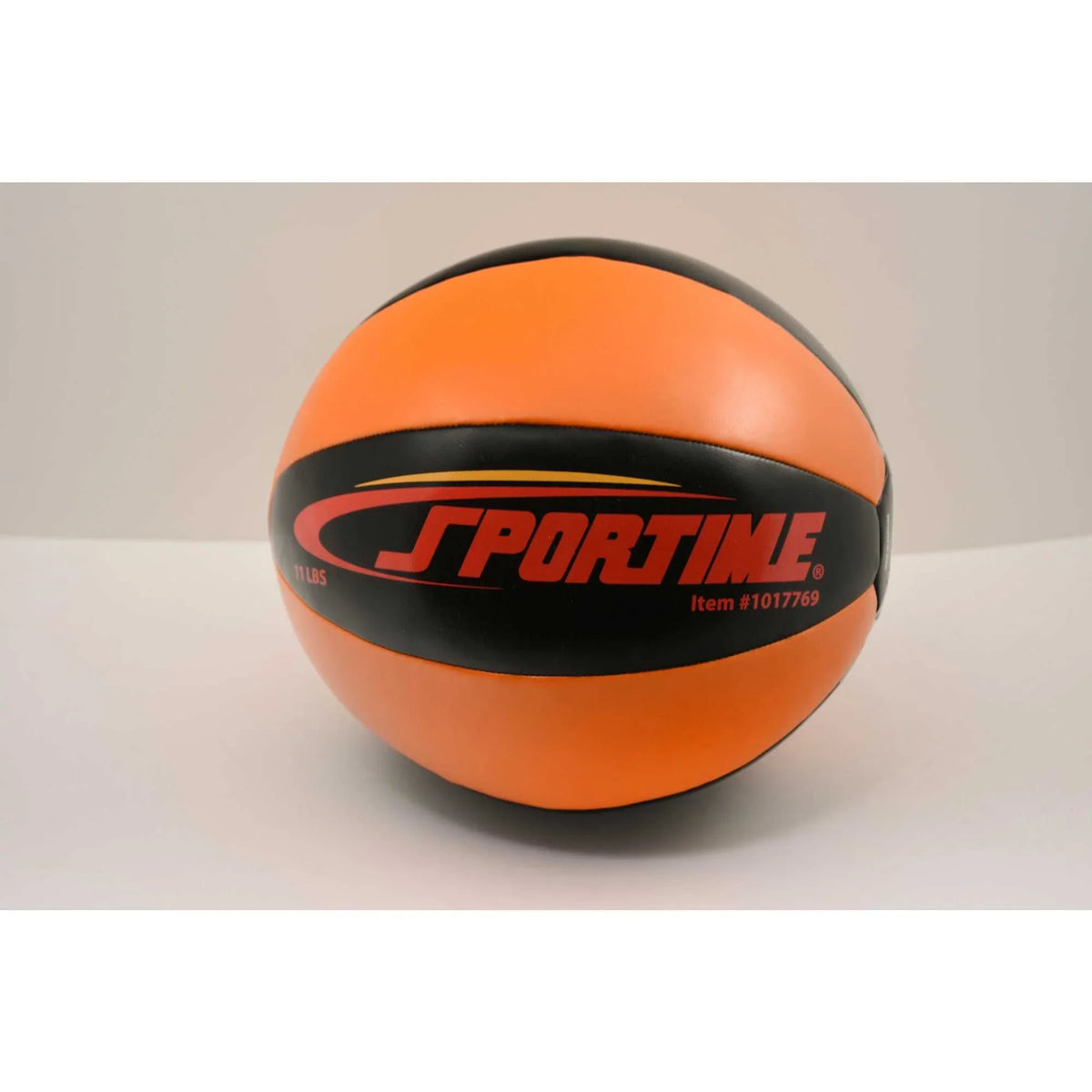 Sportime Medicine Pounds, Ball, Strength Black 9-1/2 11 Orange Inches, and
