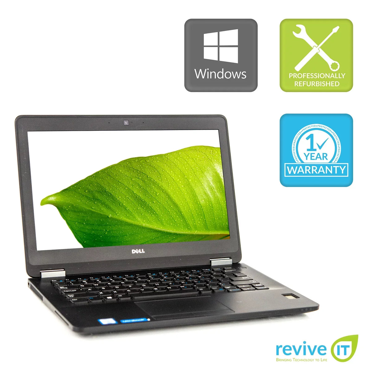 128GB Integrated Graphics Core i5 Laptop Used M.2 12.5" Latitude B 16GB v.WCA 1 Pro E7270 10 Win Wty SSD Yr