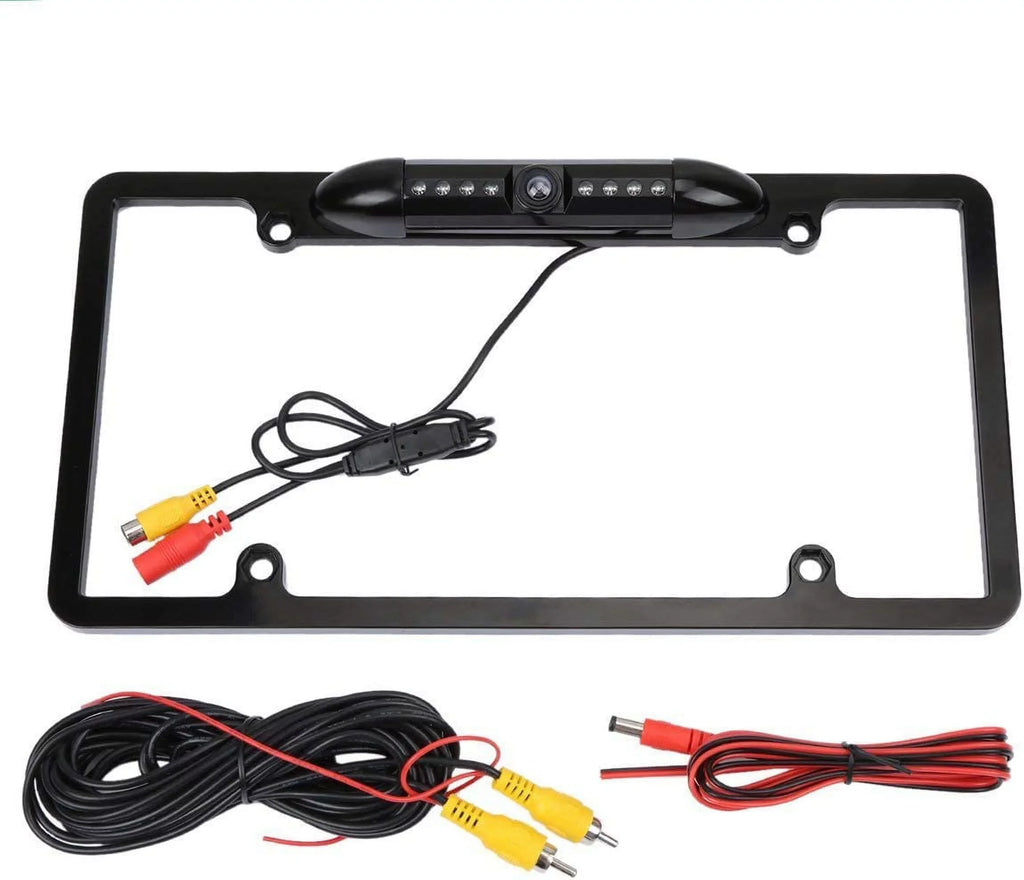 Plate Rearview Black ALPINE Camera Frame License X308U for Backup