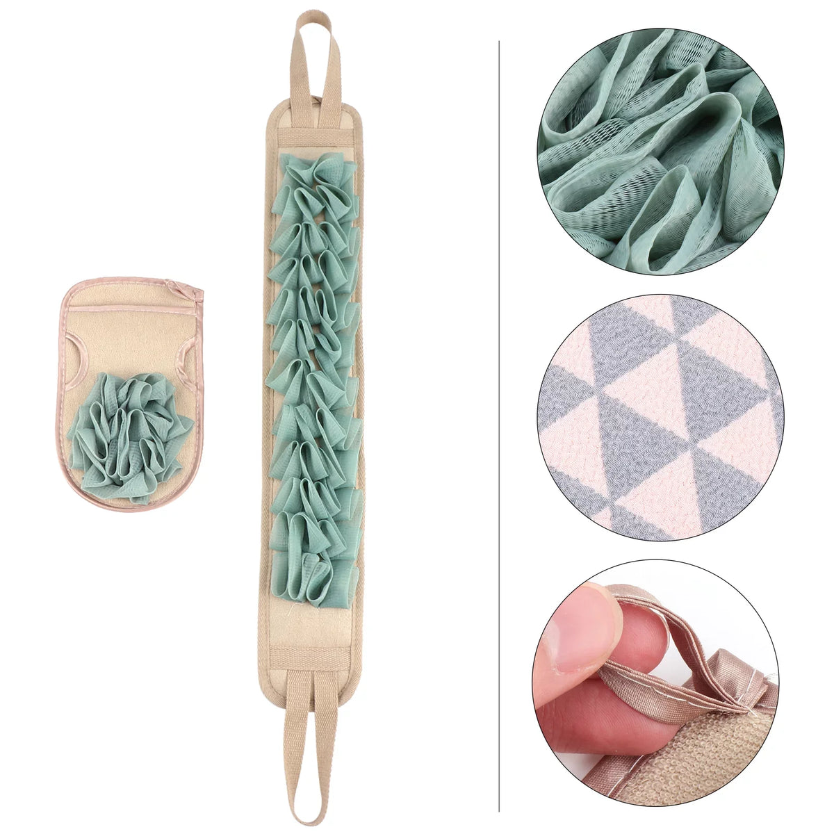 Mitts Skin Shower Gloves Mens Loofa Exfoliating Korean Lofa Cloth Glove Men Stick Loofah Exfoliator Body Washing