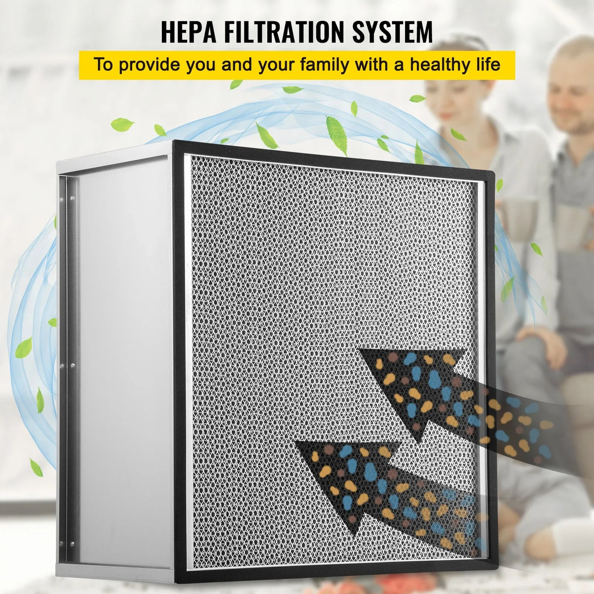 Filter, Standard with Air Filter Compatible Replacement Frame, Pleated Filter 99.97% Bentism Durable AC Replacement, HEPA Galvanized True Filter Air 24''x24''x11.5'' Filter,